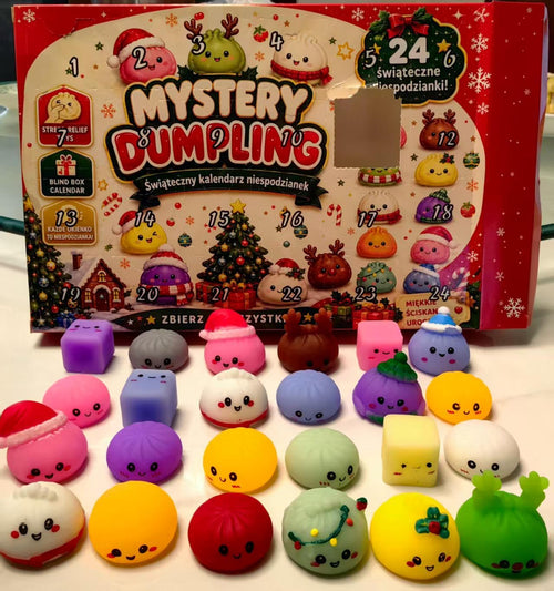 Squishy Advent Calendar 2026 Countdown, Christmas Squishies for Adults